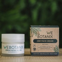 Crema facial CBD BIO 50ml WeBotanix: Hidratante, nutritiva y regenerativa